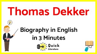Thomas Dekker Biography in 3 minutes  British Literature Audio Video Notes