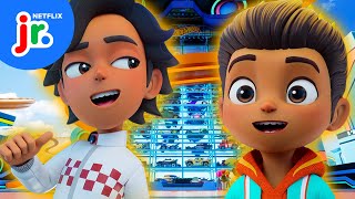 Welcome to the Ultimate Garage Racing Camp  Hot Wheels Lets Race  Netflix Jr