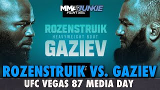 UFC Fight Night 238 Rozenstruik vs Gaziev Media Day Live Stream  Wed 245 pm ET