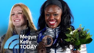 Olympic Bobsledder Aja Evans Pushes Megyn Kelly Out Of Her Comfort Zone  Megyn Kelly TODAY