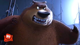 Open Season Scared Silly 2015  Boog Fights Shaw Funny Scene  Movieclips