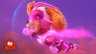 PAW Patrol The Mighty Movie 2023  Skye vs The Giant Meteor Scene  Movieclips