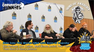 Sons of Anarchy Cast Reunion Perlman Coates Boone Jr Hurst Johnson  Niagara Falls Comic Con 22