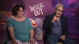 Inside Out Interview  Phyllis Smith Sadness  Lewis Black Anger