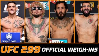 UFC 299 OMalley vs Vera 2 Official WeighIn LIVE Stream  MMA Fighting