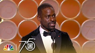Sterling K Brown Wins Best Actor in a TV Series Drama at the 2018 Golden Globes