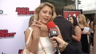Lia Marie Johnson Interview  Bad Night Los Angeles Premiere Red Carpet