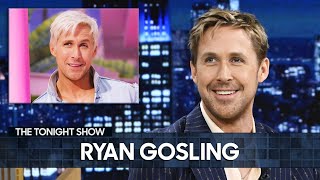 Ryan Gosling Addresses His Viral Ken Picture and Paints Jimmys Fingernail Pink Extended