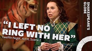 I left no ring with her  Twelfth Night 2021  Act 2 Scene 2  Summer 2021  Shakespeares Globe