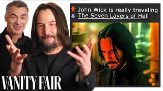 Keanu Reeves Reacts to John Wick 4 Fan Theories with Director Chad Stahelski  Vanity Fair