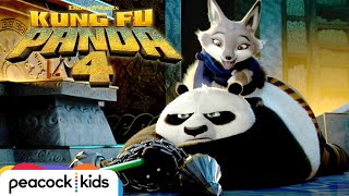 NEW KUNG FU PANDA 4 SNEAK PEEK  Po Catches a Thief in the Hall of Heroes  KUNG FU PANDA 4