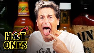 Rob Lowe Ruins Thanksgiving By Eating Spicy Wings  Hot Ones