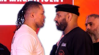 Joe Joyce STEPPED TO by Kash Ali  Magnificent 7 WEIGH IN  FACE OFF  Queensberry Promotions