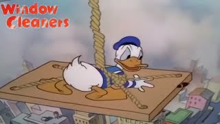 Window Cleaners 1940 Disney Donald Duck and Pluto Cartoon Short Film