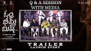 Team Om Bheem Bush Q  A Session With Media  Sree Vishnu  Rahul Ramakrishna  Priyadarshi  Harsha
