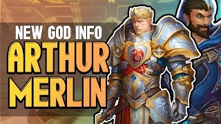 SMITE King Arthur  Merlin  NEW INFO