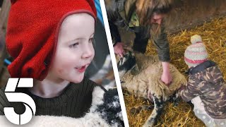 2YearOld Saves A Baby Lamb  Our Yorkshire Farm  Channel 5