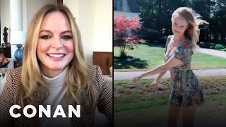 Heather Graham Brought Back Rollergirl On TikTok  CONAN on TBS