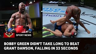 UFC Fight Night 229 Highlight Bobby Green upsets Grant Dawson with 33second knockout