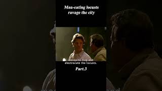 Maneating locusts ravage the cityfilm disaster shorts