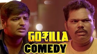 Gorilla Movie Comedy Scenes  Part 1  Jiiva  Shanili Pandey  Sathish  Yogi Babu  Rajendran