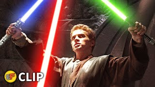 ObiWan  Anakin vs Count Dooku  Star Wars Attack of the Clones 2002 Movie Clip HD 4K