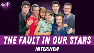The Fault in Our Stars Cast Interview Ansel Elgort Shailene Woodley Nat Wolff Laura Dern John Green