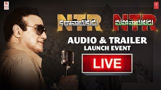NTR Biopic Audio Launch LIVE  Nandamuri Balakrishna  Krish  NTR Kathanayakudu  NTR Mahanayakudu