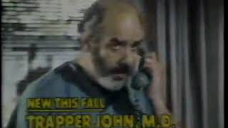 TRAPPER JOHN MD 1979 Series Premiere Promo
