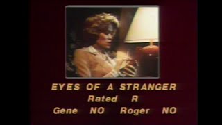 Eyes of a Stranger 1981 movie review  Sneak Previews with Roger Ebert and Gene Siskel