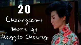 20 Cheongsams Worn By Maggie Cheung in the Movie IN THE MOOD FOR LOVE