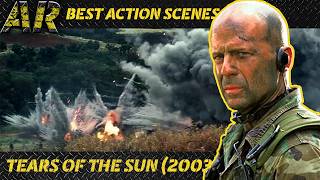 Warlords MUST FEAR BRUCE WILLIS  Best Action Scenes  TEARS OF THE SUN 2003