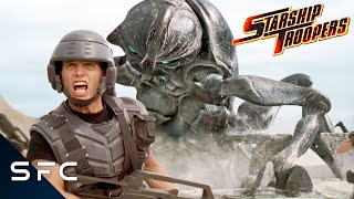 Starship Troopers  Bug Fight In The Desert  Full Scene