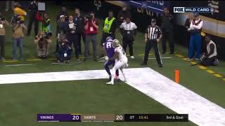 Kyle Rudolph Possible PushOff Not Reviewed