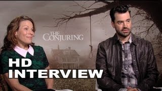 The Conjuring Lili Taylor  Ron Livingston Official Interview  ScreenSlam