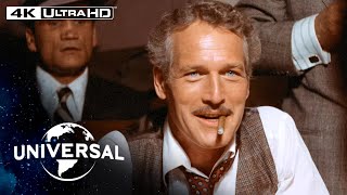 The Sting  Paul Newman Cons a Con Man in a HighStakes Poker Game in 4K HDR