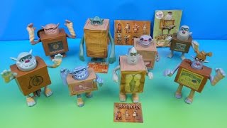 2014 THE BOXTROLLS SET OF 8 McDONALDS HAPPY MEAL MOVIE COLLECTION VIDEO REVIEW