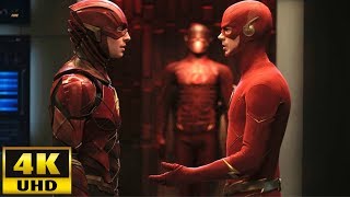 DCEU Barry Allen meets The Flash 4K Ultra HD  Crisis On Infinite Earths Scene
