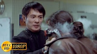 Jet Li fights French police mercenaries in a hotel laundry  Kiss of the Dragon 2001