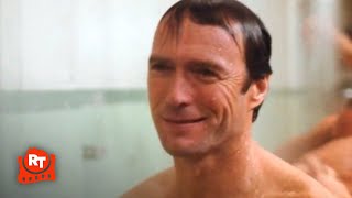 Escape From Alcatraz 1979  Prison Shower Beatdown Scene  Movieclips