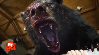 Cocaine Bear 2023  The Cabin and Ambulance Massacre Scene  Movieclips