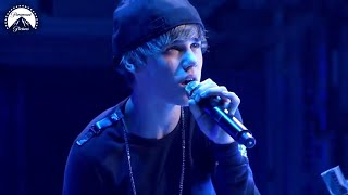 Justin Bieber Sings Down To Earth Live  Full Song  Never Say Never  Paramount Movies