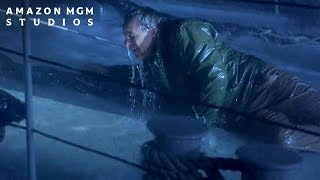 NO WAY OUT 1987  Tom Saves His Crewmate From Falling Overboard  MGM