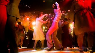 John Travolta DOMINATES the dancefloor  Saturday Night Fever  CLIP