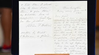 Walt Whitman Civil War Letter  The Civil War Years Preview
