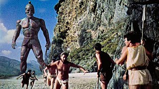 The Argonauts vs Talos Giant Statue  Jason and the Argonauts  CLIP