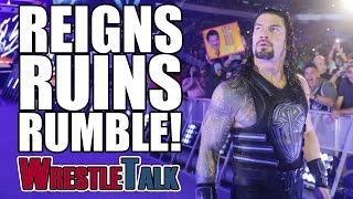 Roman Reigns Ruins Royal Rumble John Cena Ties Record  WWE Royal Rumble 2017 Review