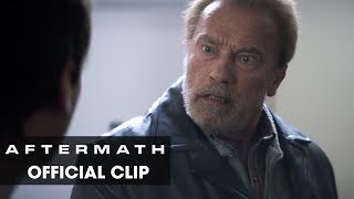 Aftermath 2017 Movie Official Clip Confrontation  Arnold Schwarzenegger
