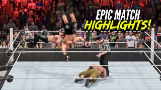 WWE 2K15 Royal Rumble 2015 John Cena vs Seth Rollins vs Brock Lesnar  Epic Match Highlights