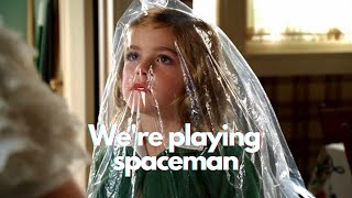 The best of MAD MEN  Sally Draper with a plastic bag over her head  HD with subtitles